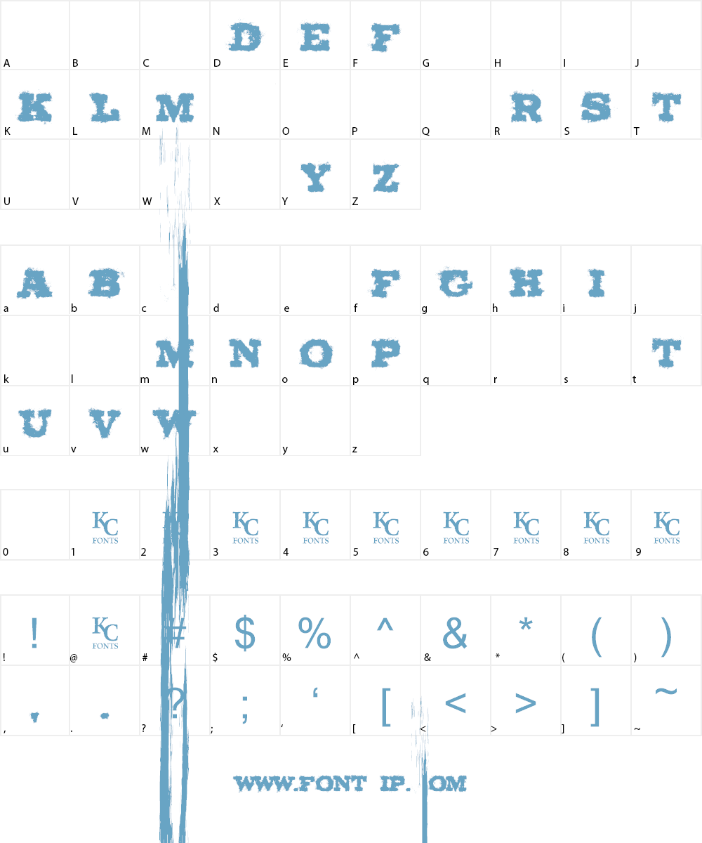 Ol' Cowboy Font Character